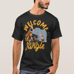 ジャングルへようこそ – サファリと動物園のキャンプ Tシャツ