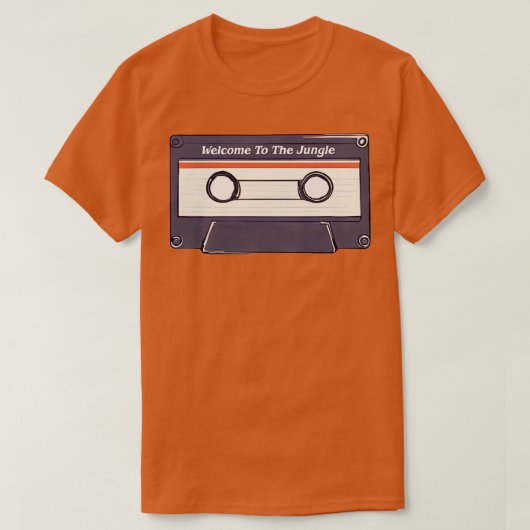 ジャングルへようこそ Tシャツ (デザイン正面)