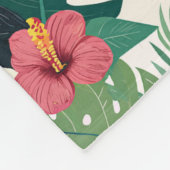 ジャングルを持ち帰る フリースブランケット (角)