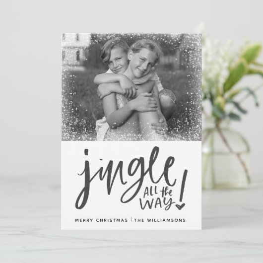 ジャングルを着て全行程 |写真モダン雪クリスマス (スタンド正面)