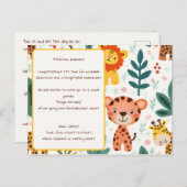 ジャングルアドベンチャーなバースデーパーティ ポストカード (正面/裏面)