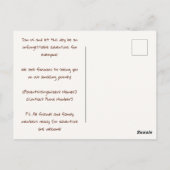 ジャングルアドベンチャーなバースデーパーティ ポストカード (裏面)