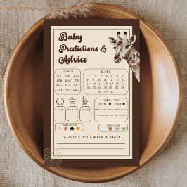 ジャングルアドベンチャーキリンベビー予測とアドバイス