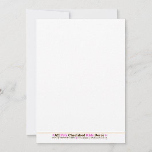 ジャングルアドベンチャーグリーンサファリ赤ちゃんシャワー5x7 招待状 (裏面)