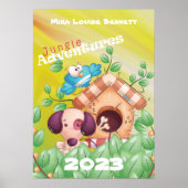 ジャングルアドベンチャーwithネームキッズルームポスター ポスター (正面)