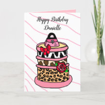 ジャングルアニマルお誕生日ケーキ