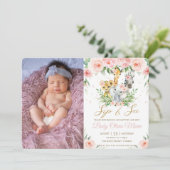 ジャングルアニマルサファリピンクフローラ園区と写真を見る 招待状 (スタンド正面)