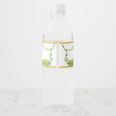 ジャングルアニマルサファリベイビーシャワー ペットボトルラベル (裏面)