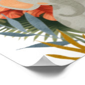 ジャングルアニマルズエキゾチックなサファリドリーム ポスター (角)