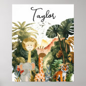 ジャングルアニマルズエキゾチックなサファリドリーム ポスター (正面)