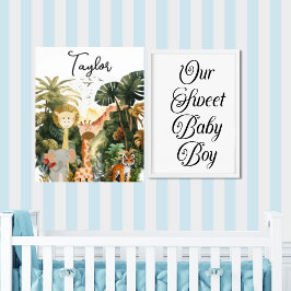 ジャングルアニマルズエキゾチックなサファリドリーム ポスター