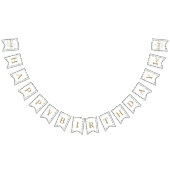 ジャングルアニマルズグリーンリーワイルドワンハッピーバースデー バンティングフラッグ (全)