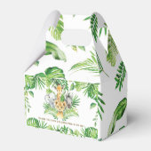 ジャングルアニマルズサファリグリーンリー誕生日サンキュー フェイバーボックス (裏面サイド)