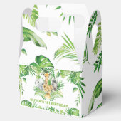 ジャングルアニマルズサファリグリーンリー誕生日サンキュー フェイバーボックス (オープン)