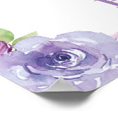 ジャングルアニマルズサファリパープルフローラベビーへようこそ ポスター (角)