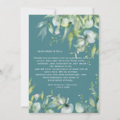 ジャングルアニマルズサファリベイビーシャワーサンキューカード 招待状 (裏面)