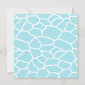 ジャングルアニマルズサファリボーイベビーシャワー招待状 招待状 (裏面)