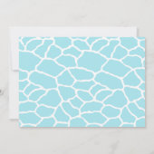 ジャングルアニマルズサファリボーイベビーシャワー招待状 招待状 (裏面)