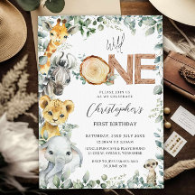 ジャングルアニマルズサファリワイルドワン第1誕生日