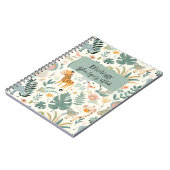 ジャングルアニマルズパステルカスタムズ新学期キッズ ノートブック (左側)