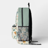 ジャングルアニマルズパステルカスタムズ新学期キッズ プリントバックパック (右)