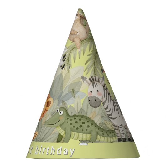 ジャングルアニマルズ1日 パーティーハット (右)