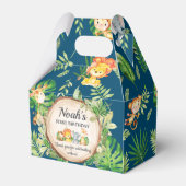 ジャングルアニマルズ1st誕生日パーティーありがとう フェイバーボックス (正面サイド)