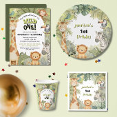 ジャングルアニマルズ1st誕生日パーティー 紙コップ