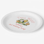 ジャングルアニマルツワイルドバースデーパーティー ペーパープレート (アングル)