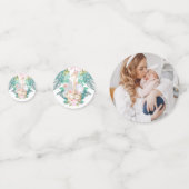 ジャングルアニマルフォトガール誕生日 コンフェッティ (正面)