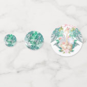 ジャングルアニマルフォトガール誕生日 コンフェッティ (裏面)