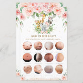 ジャングルアニマルフローラベビーまたはビールベリーゲーム (正面/裏面)