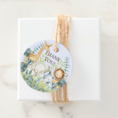 ジャングルアニマルベビーシャワーお願いギフトラベル フェイバータグ (インサイチュ)