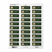 ジャングルアニマルベビーシャワー住所 シール (フルシート)