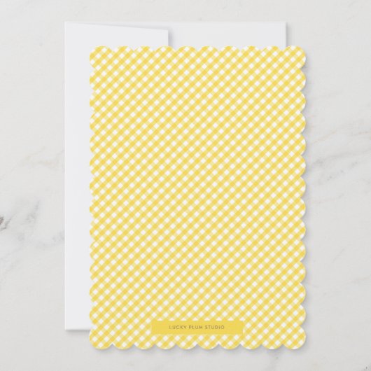 ジャングルアニマルベビーシャワー招待状 招待状 (裏面)