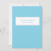 ジャングルアニマルベビーシャワー招待状 招待状 (裏面)