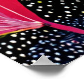 ジャングルアートカラフルの輝き ポスター (角)