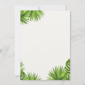 ジャングルウィス感謝していプリー 招待状 (裏面)