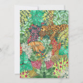 ジャングルウェルカムトゥザワールドフォト誕生 案内状 (裏面)