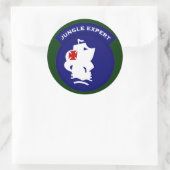 ジャングルエキスパートポケットパッチ ラウンドシール (バッグ)