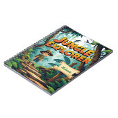 ジャングルエクスプローパーソナライズされたラ – Adventure ノートブック (左側)