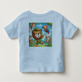 ジャングルエクスプローラーの冒険 トドラーTシャツ (裏面)