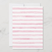 ジャングルエレファントビンゴベビシャワーゲーム 招待状 (裏面)