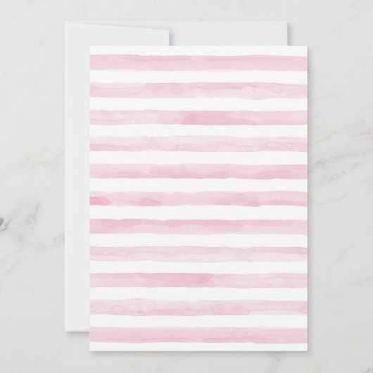 ジャングルエレファントビンゴベビシャワーゲーム 招待状 (裏面)