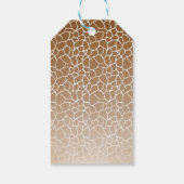 ジャングルエレファントベビージャーシャワーありがとうラベル ギフトタグ (裏面)