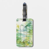 "ジャングルエレファント"アクリル荷物タグ ラゲッジタグ (裏面縦)