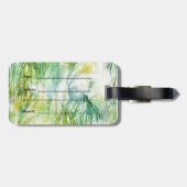 "ジャングルエレファント"アクリル荷物タグ ラゲッジタグ (裏面横)