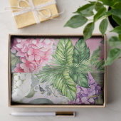 ジャングルエレファント&アジサイ&蝶 薄葉紙 (ギフト)