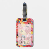 ジャングルカエル ラゲッジタグ (裏面縦)