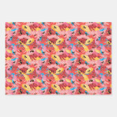 ジャングルカエル ラッピングペーパーシート (正面)